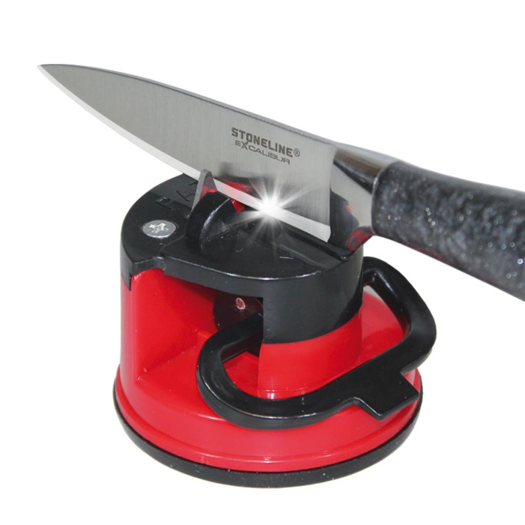 Premium Manual Knife Sharpener - Professional Grade Knife Sharpening Tool for Kitchen, Hunting & Outdoor Use