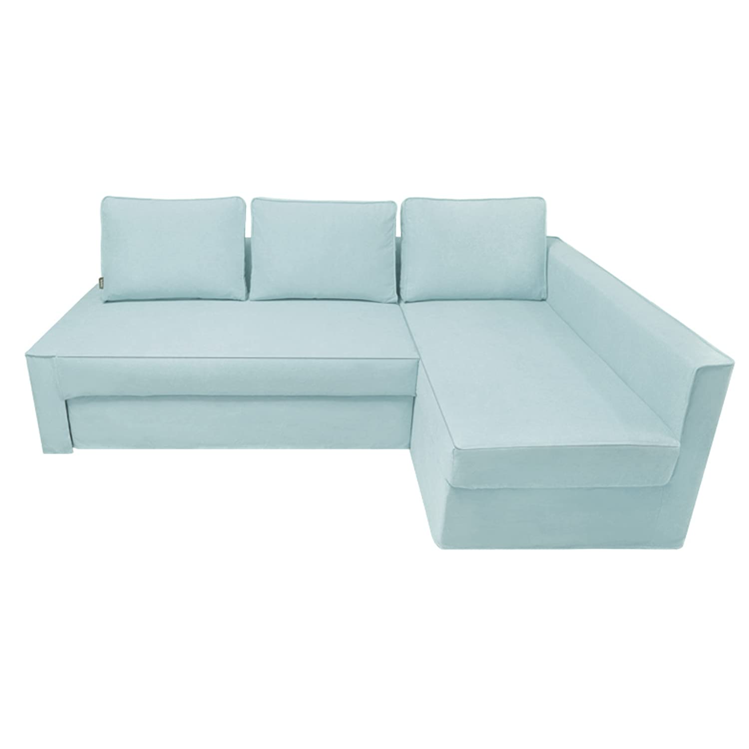 CRIUSJA Sofa Cover for IKEA Friheten Sleeper Sectional Couch - Right Chaise Design (732-16) - Stretchable Furniture Protector with Cushion & Pillow Covers - Perfect for Living Room, Family Room & Home Theater Seating