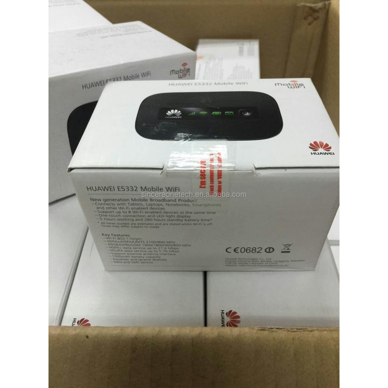 Huawei E5330 4G LTE Mobile WiFi Hotspot - 21.6Mbps High Speed Portable Router for Travel, Business & Remote Work - GSM GPRS EDGE HSPA Network Support