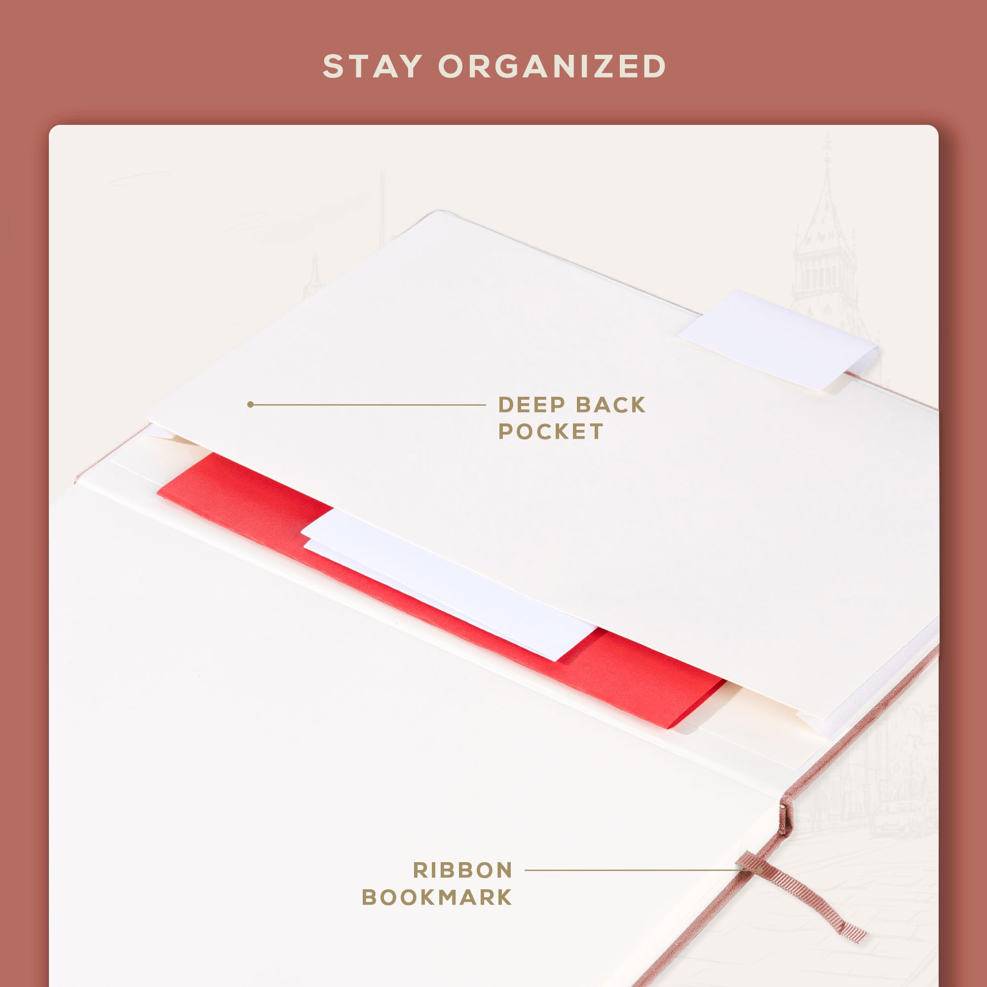 Premium BEECHMORE Lined Journal Notebook - 8.5