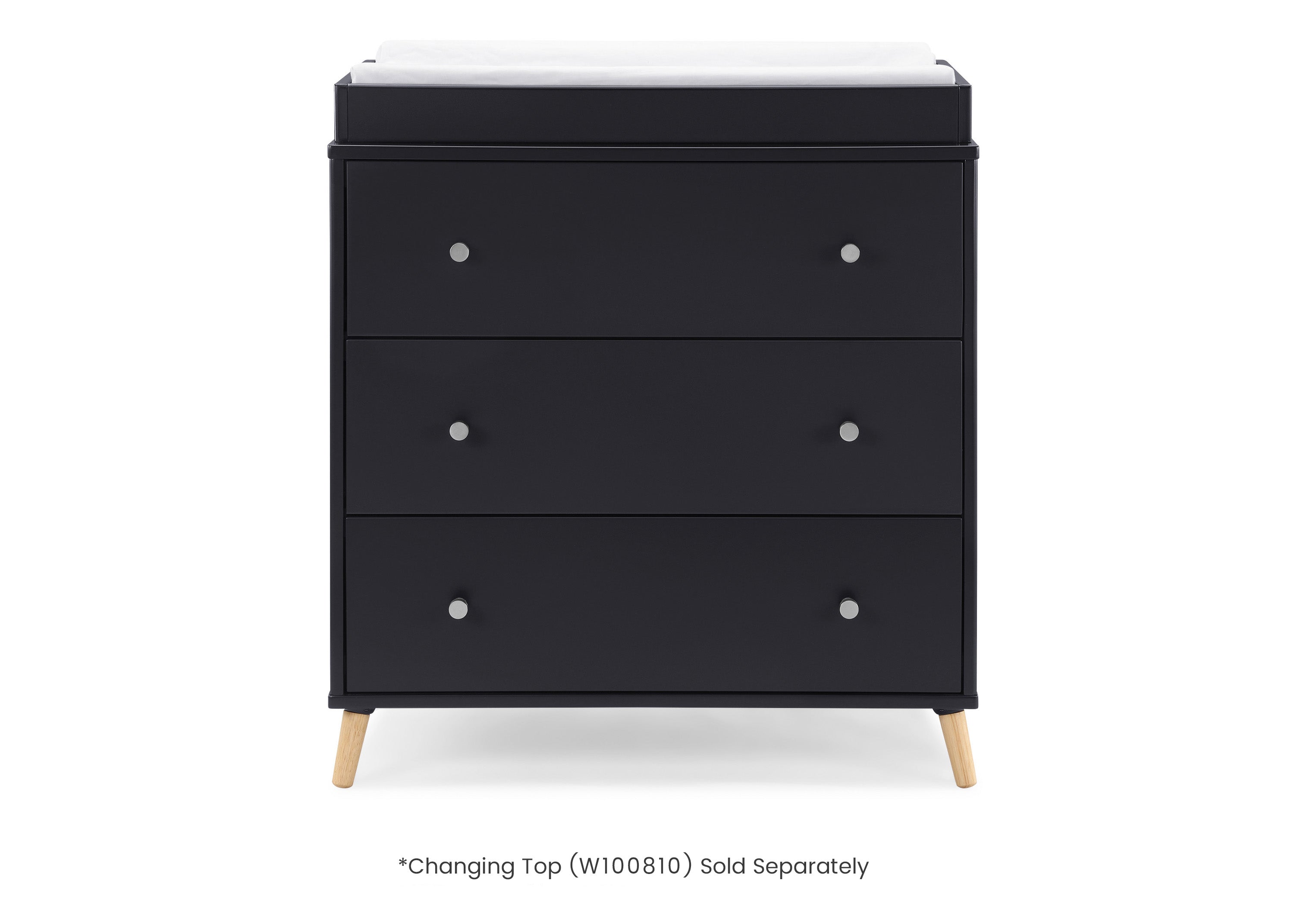 Jordan 3-Drawer Dresser with Interlocking Drawers - Sturdy Bedroom Storage Furniture for Clothes & Accessories | Perfect for Master Bedroom, Guest Room or Dorm Organization