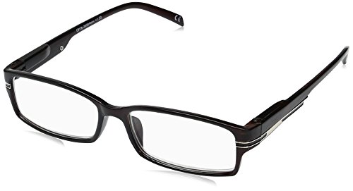 Brown With Silver Metal and Black Printing on Temples