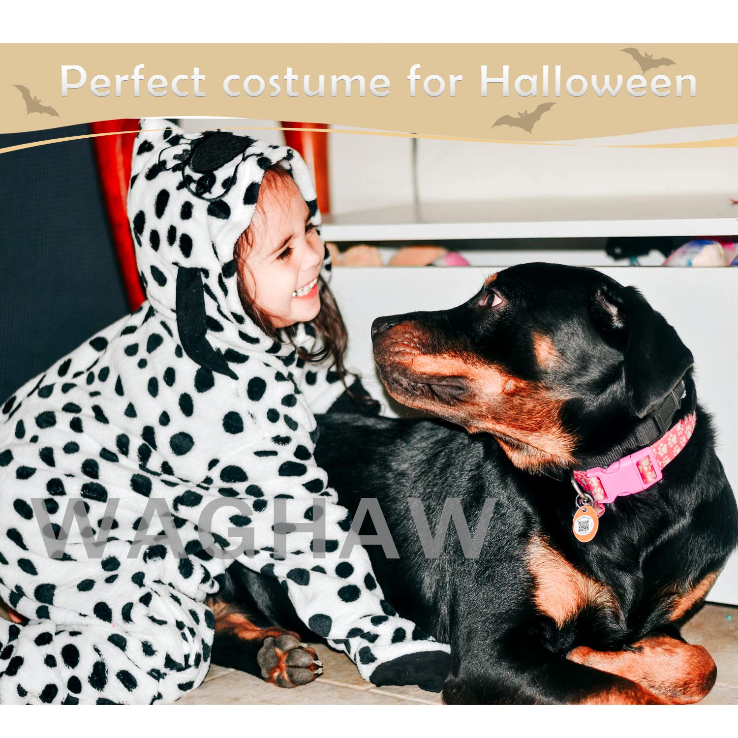 Adorable Dalmatian Costume for Baby Boys & Girls - Cute Animal Bodysuit Halloween Outfit | Perfect for Halloween Parties, Dress-Up Play & Photo Shoots