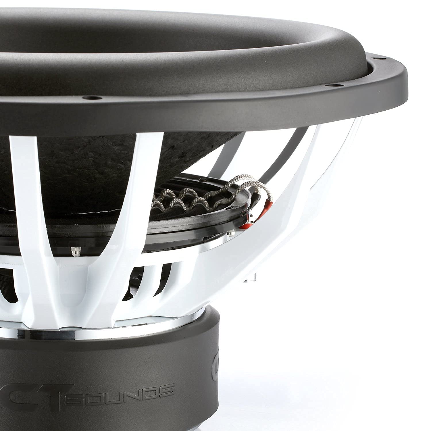 CT Sounds STRATO-15-D4 2500W Max Power 15-Inch Car Subwoofer with Dual 4 Ohm Voice Coil - Perfect for Car Audio Systems, Bass Enthusiasts & Vehicle Upgrades