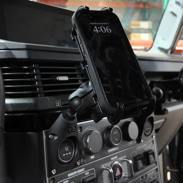 2023+ Ineos Grenadier Agile Offroad Dash Ball Mount - Universal Phone & GPS Holder for Rugged Terrain Driving & Adventure Travel