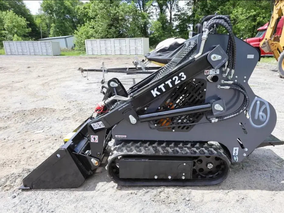 AGT 905KG Mini Stand-On Skid Steer Track Loader for Sale | Compact Construction Equipment for Landscaping, Farming & Snow Removal | AGT KTT23 Model