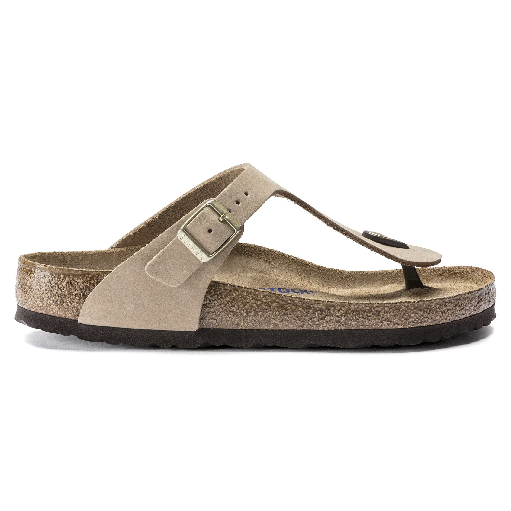 Birkenstock Women's Gizeh Soft Footbed Sandals - Comfortable Nubuck Leather Flip Flops for Women | Perfect for Beach, Pool, and Summer Casual Wear