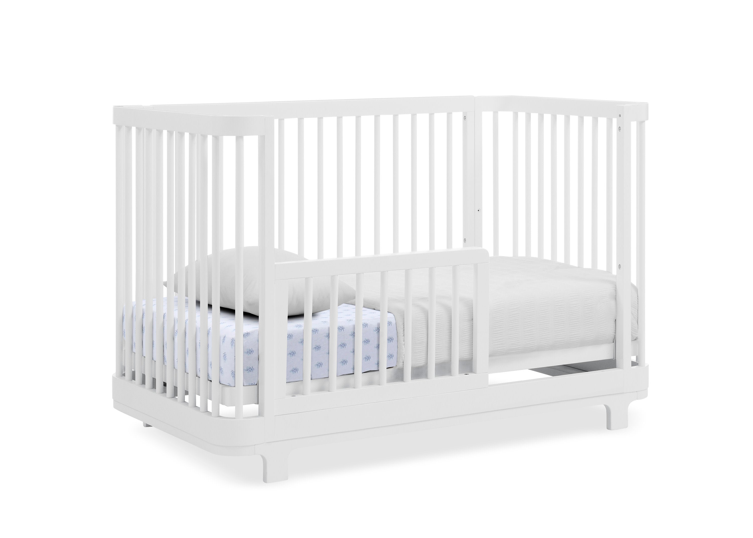 Nest 4-in-1 Convertible Baby Crib - Toddler Bed, Daybed & Full-Size Bed - Safe Nursery Furniture for Newborn to Teen - Perfect for Bedrooms, Daycare & Guest Rooms