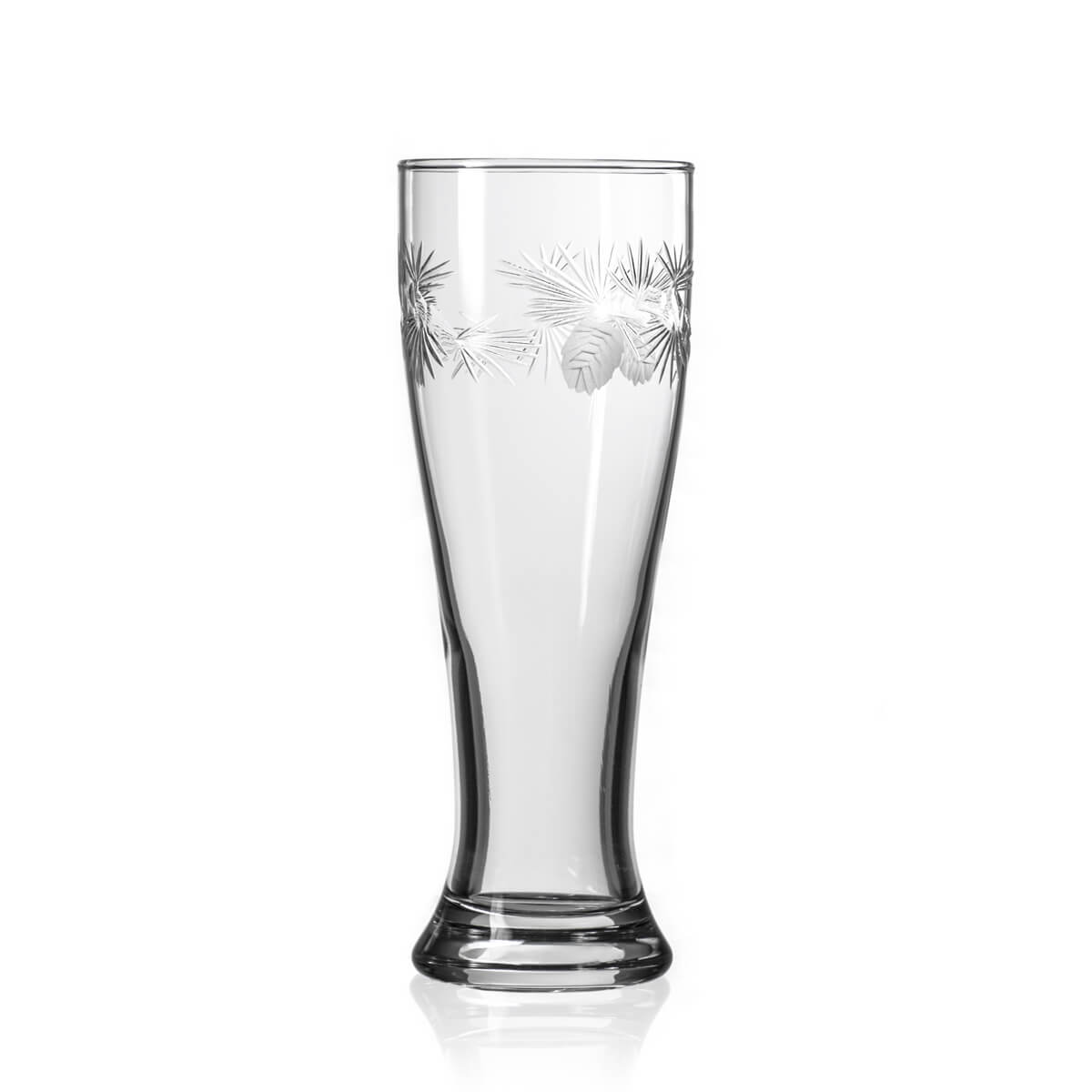 Icy Pine 16oz Beer Pilsner Glasses - Set of 4 | Premium Crystal Clear Glassware for Lager, IPA, and Craft Beer | Perfect for Parties, BBQs, and Home Bars