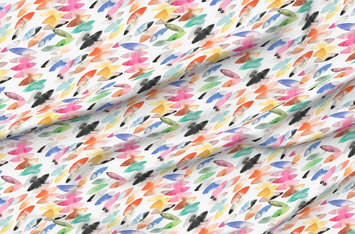 Surf Geometry Sports Boardsports Printed Satin Fabric by The Yard - Premium Spoonflower Fabric for Sewing, Lining, Apparel, Fashion, Blankets & Home Decor | Perfect for Surf-Themed Clothing, Beachwear & Coastal Home Decor