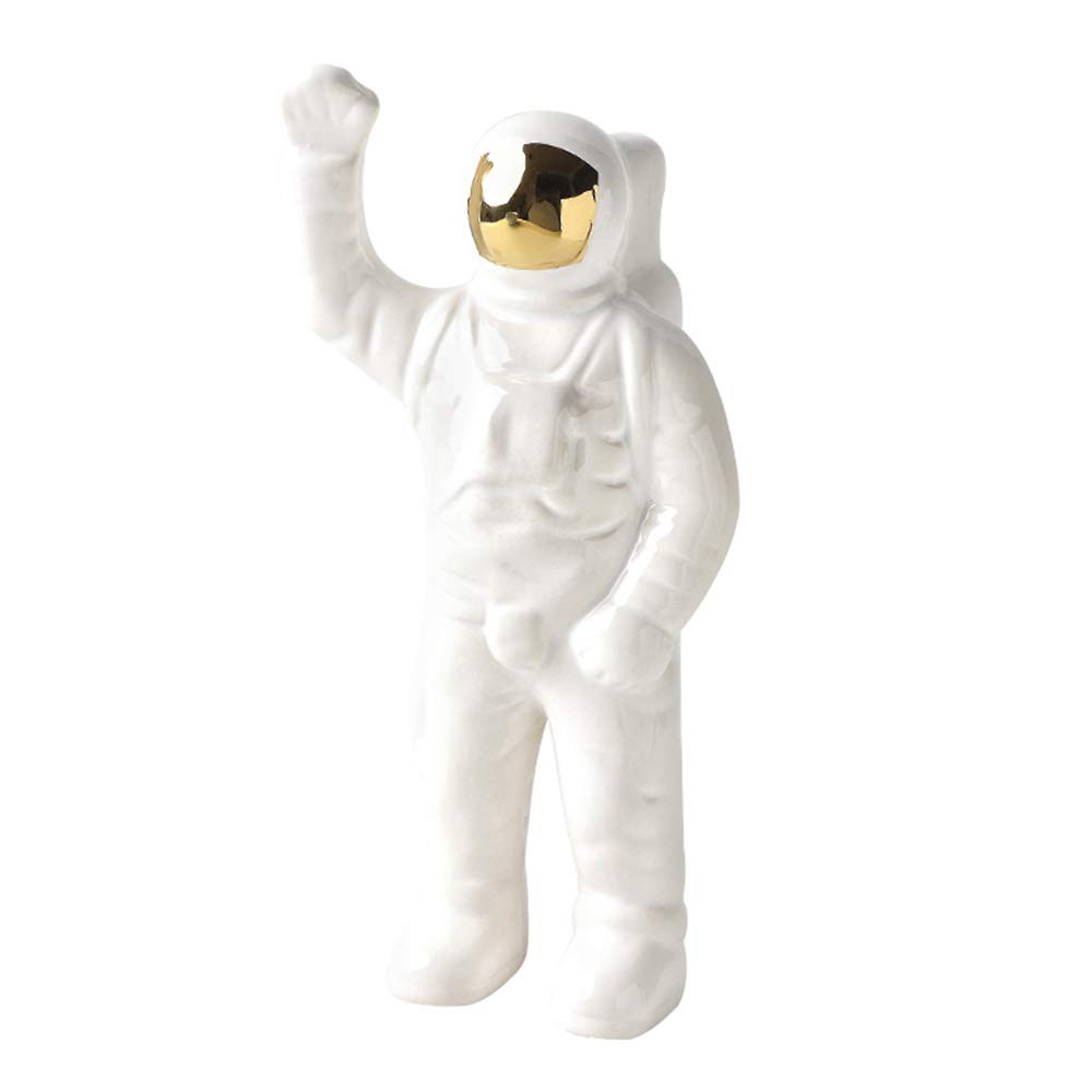 Massjoy Astronaut Ceramic Vase - Unique Home Decor & Gift for Space Lovers | Perfect for Living Room, Bedroom & Office Decoration