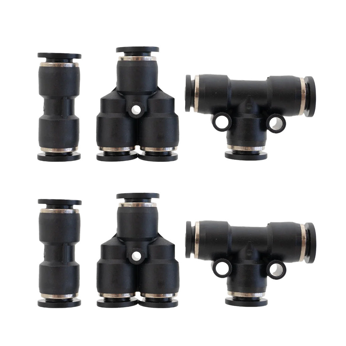 XERO Push Fitting Set - Quick Connect Plumbing Fittings Kit for PEX, Copper & CPVC Pipes - Perfect for DIY Home Plumbing Repairs & Water Supply System Installations