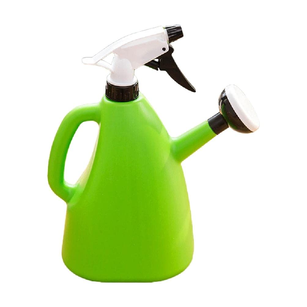 Dual Purpose Press Watering Can - Large Capacity Garden Watering Can with Round Spout for Manual Irrigation, Portable Spray Bottle for Indoor/Outdoor Plants - Perfect for Flower Beds, Potted Plants & Lawn Care