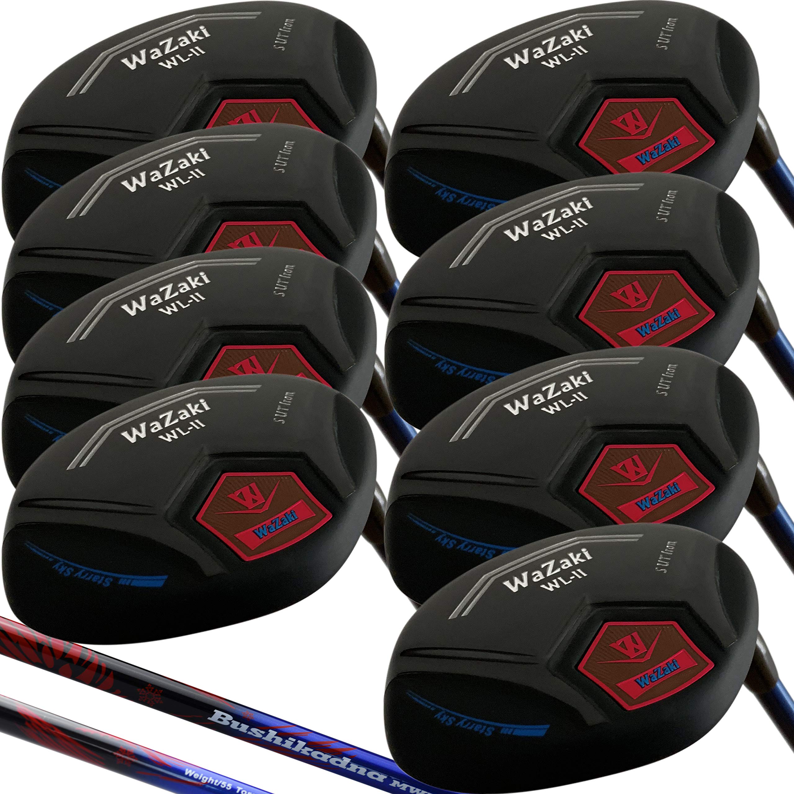 Premium Japan Wazaki Hybrid Iron Set - USGA & R&A Approved Golf Clubs for Men & Women | Perfect for Driving Range, Course Play & Tournament Use
