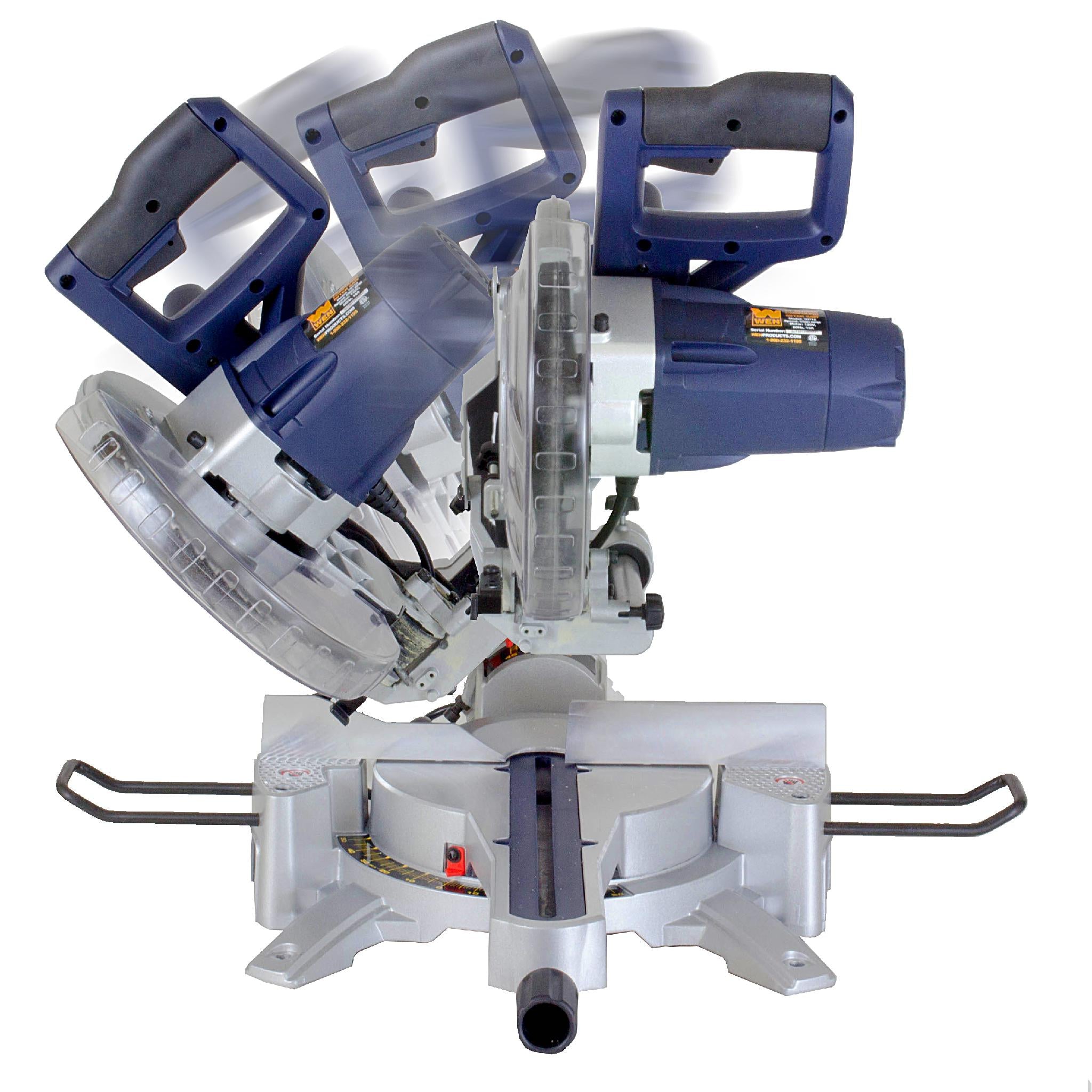 WEN 70716 10-Inch Sliding Compound Miter Saw with Laser Guide - Perfect for Woodworking, Crown Molding, and DIY Home Improvement Projects
