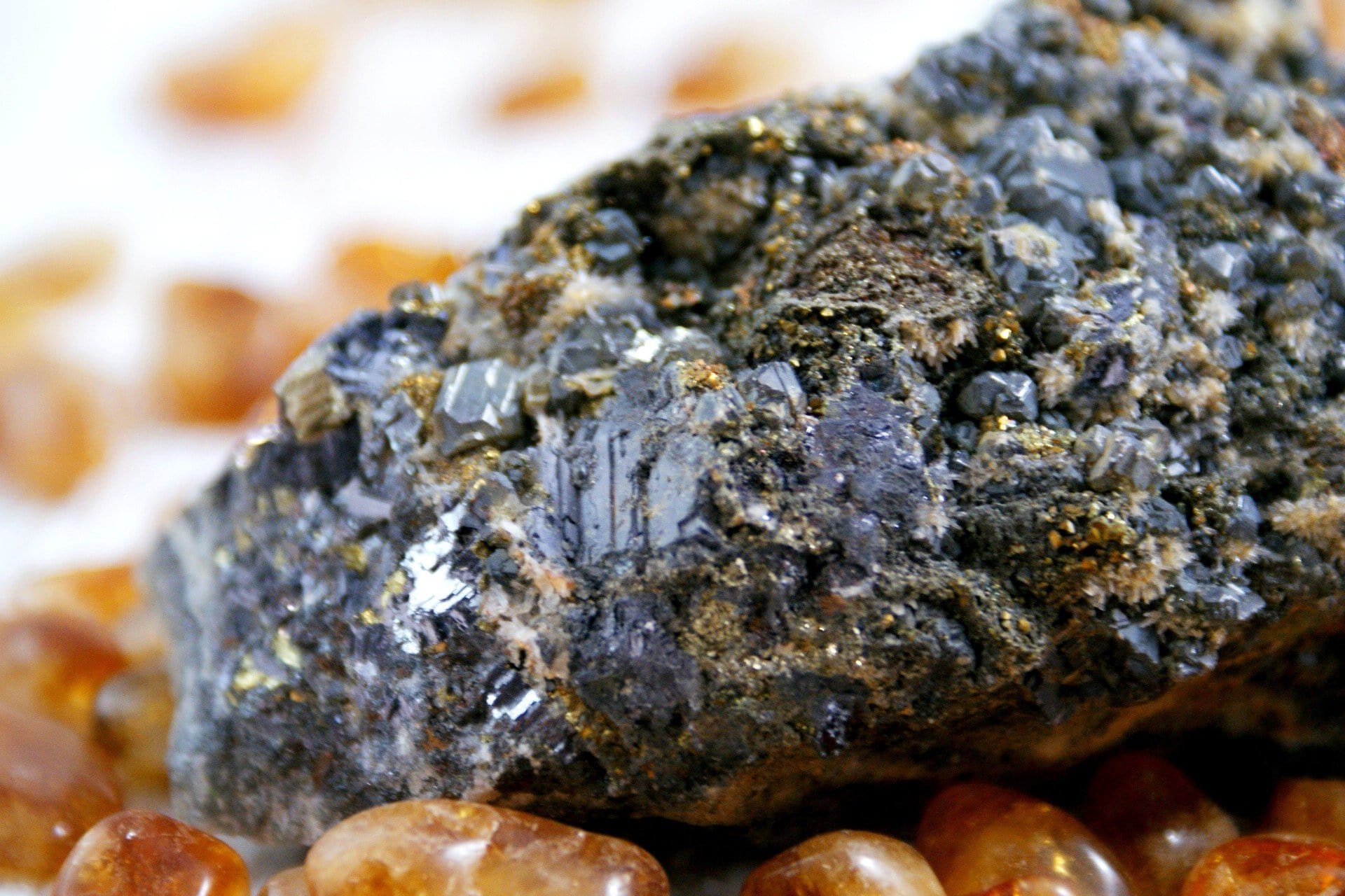 Natural Bulgarian Galena and Pyrite Crystals - High Quality Mineral Specimens for Collectors, Healing & Home Decor