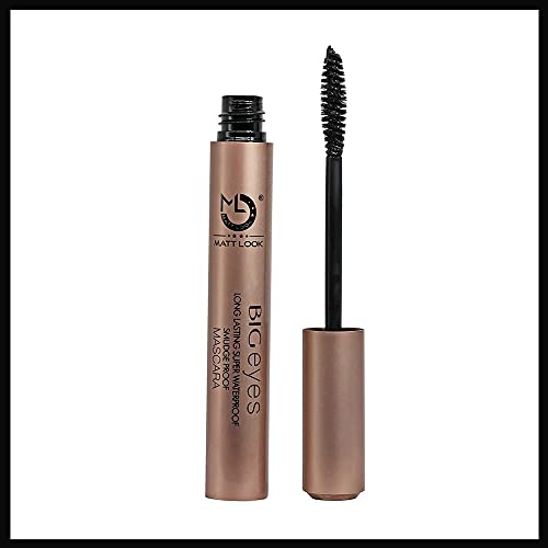 Mattlook Big Eyes Long Lasting Mascara - Volumizing & Lengthening Waterproof Mascara for Bold Lashes | 24 Hour Wear | Perfect for Daily Makeup, Night Out & Special Occasions