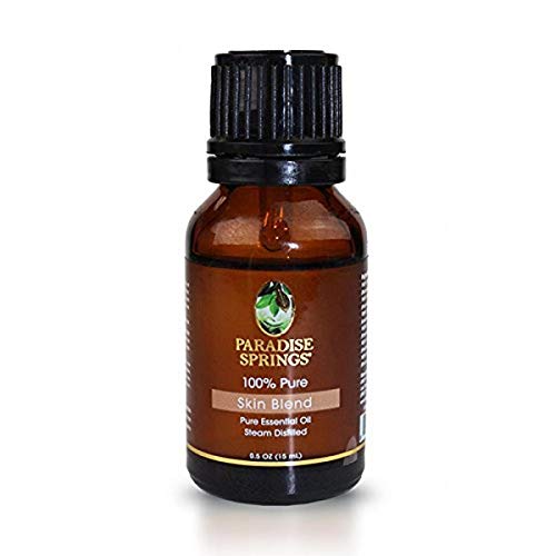Paradise Springs 100% Pure Lavender Essential Oil - Wild Crafted Skin Care Blend for Healthy & Radiant Skin - 1.6 Oz - Perfect for Aromatherapy, Massage & DIY Beauty Products