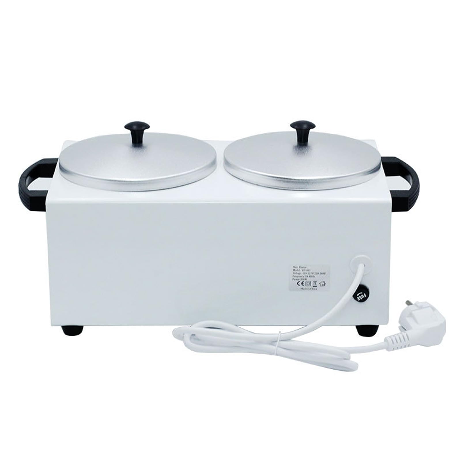 Portable Electric Wax Warmer with Double Pot Design - 1000ml Non-Stick Candle Wax Melter for Wax Beans, Blocks & Soft Wax - Perfect for Home Spa, Hair Removal & DIY Candle Making