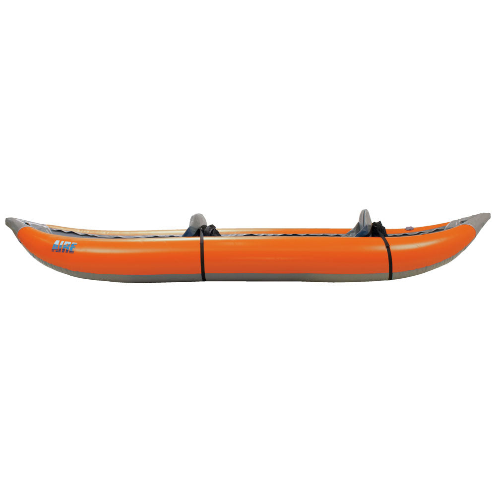 AIRE Outfitter II Inflatable Kayak - Lightweight & Portable 2-Person Kayak for Camping, Fishing & River Adventures