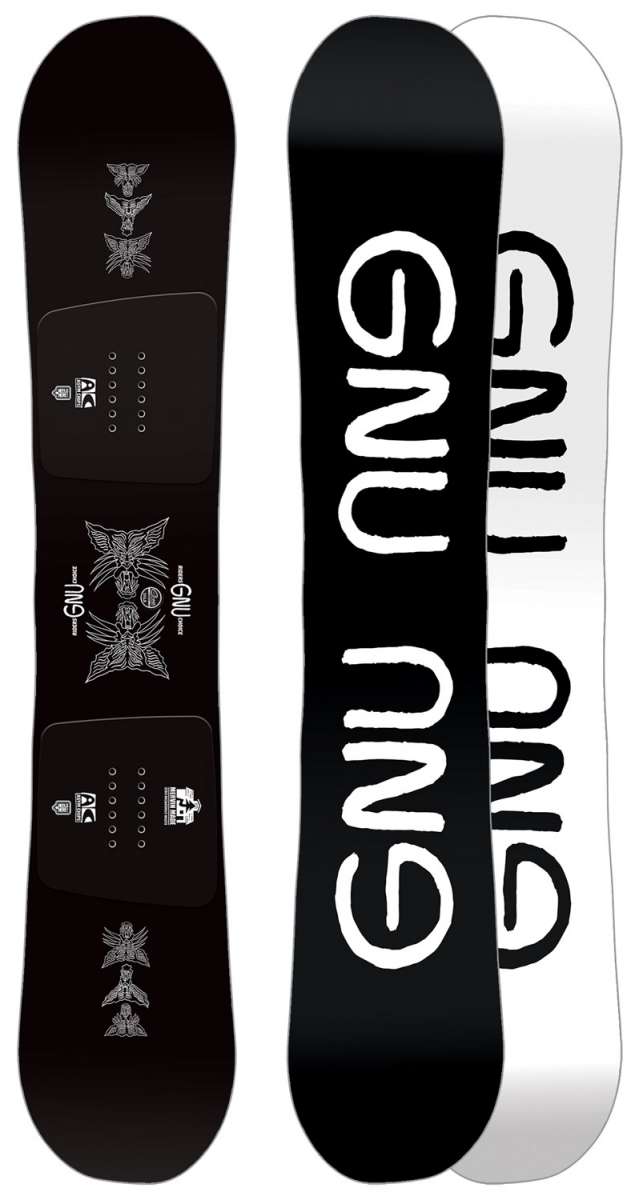 2024 GNU Riders Choice Snowboard - All-Mountain Freestyle Board for Men & Women | Perfect for Powder, Park & Pipe Riding