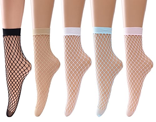 5 Pack(black,nature,white,blue,pink)
