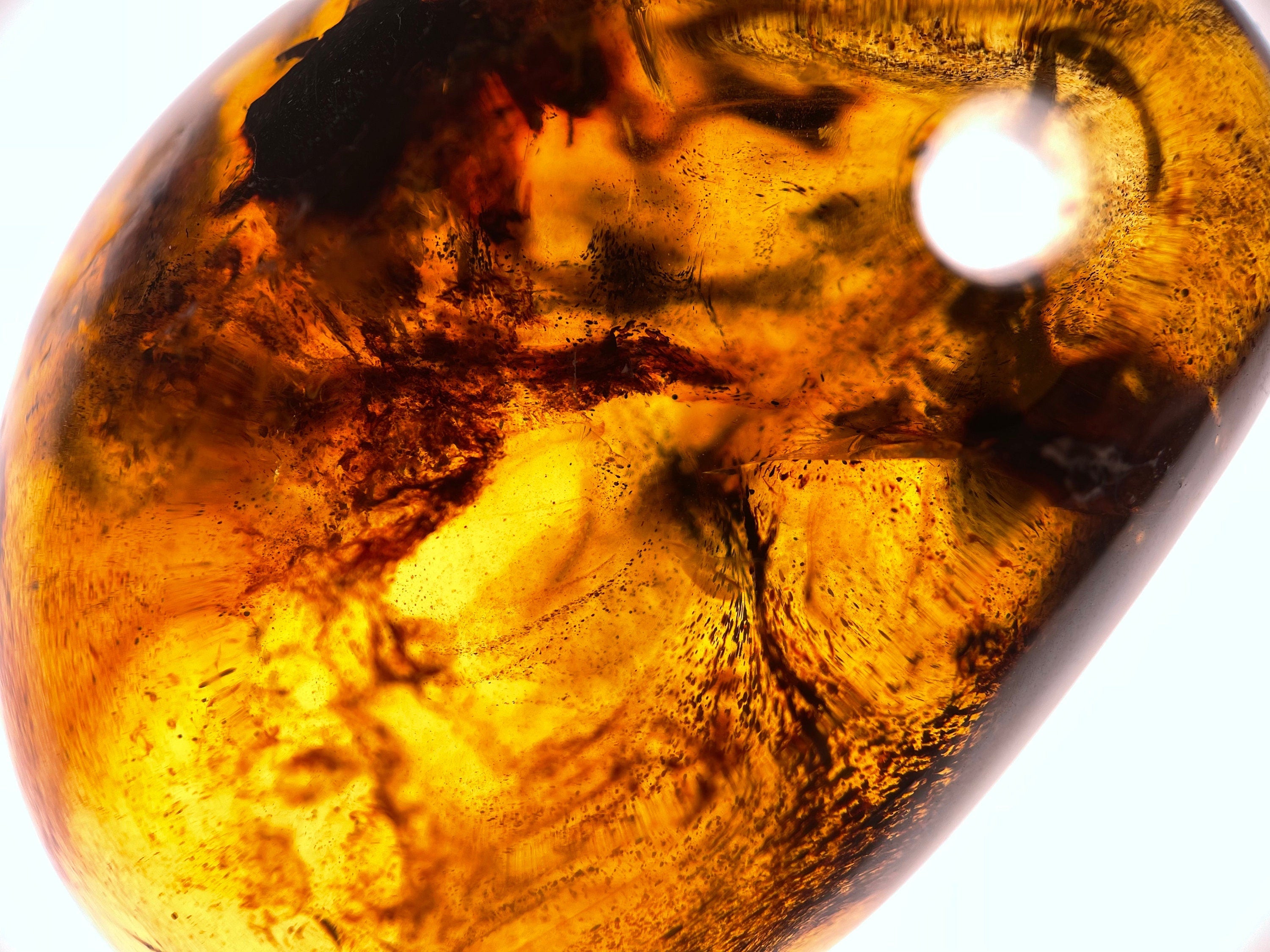 Mexican Amber Crystal Pendant Necklace - Handmade Healing Jewelry with Natural Stones for Chakra Balancing & Spiritual Wellness | Gift for Women, Meditation & Energy Healing Accessory