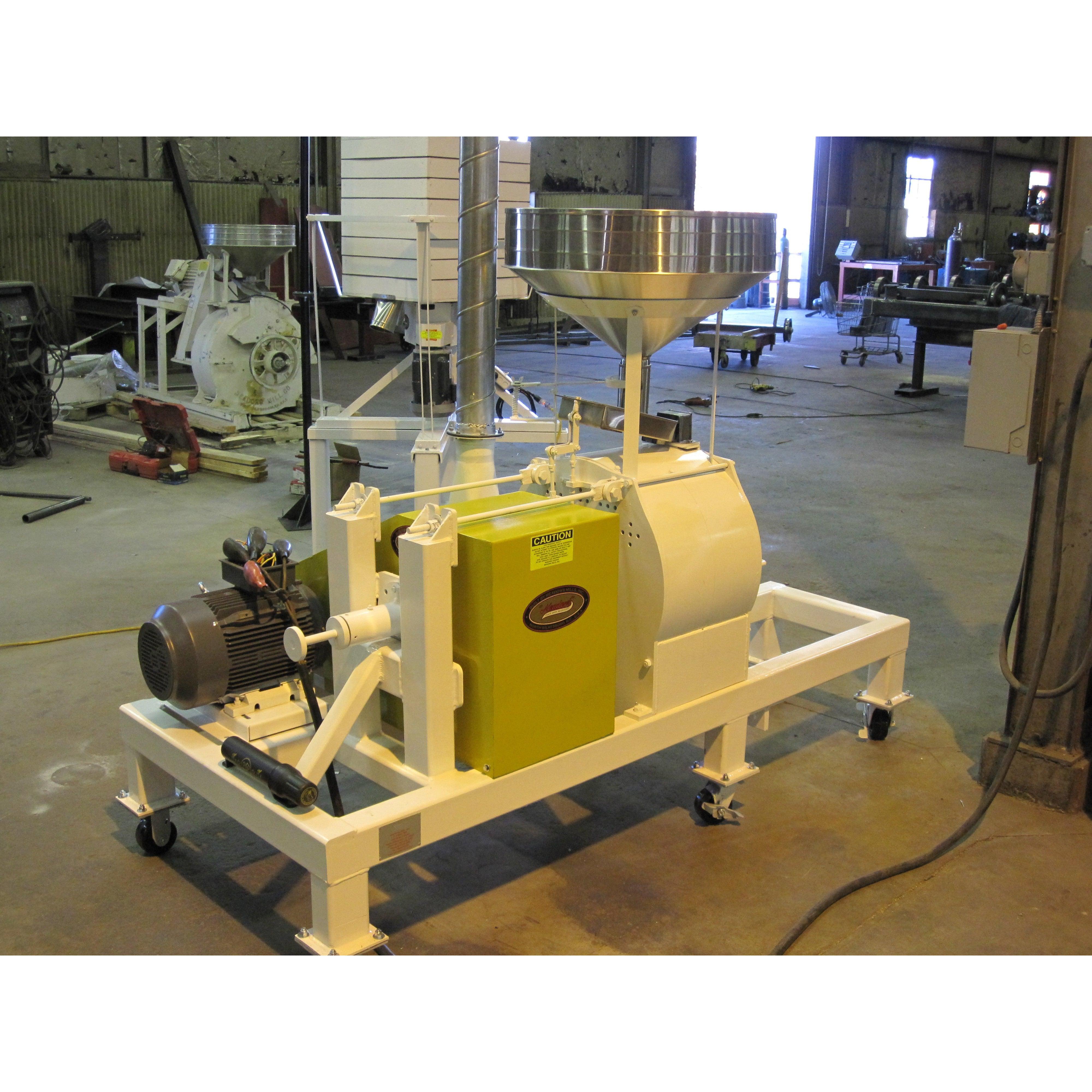 20 Inch Meadows Mills Stone Burr Grain Mill for Home & Commercial Use - Perfect for Grinding Wheat, Corn & Organic Grains
