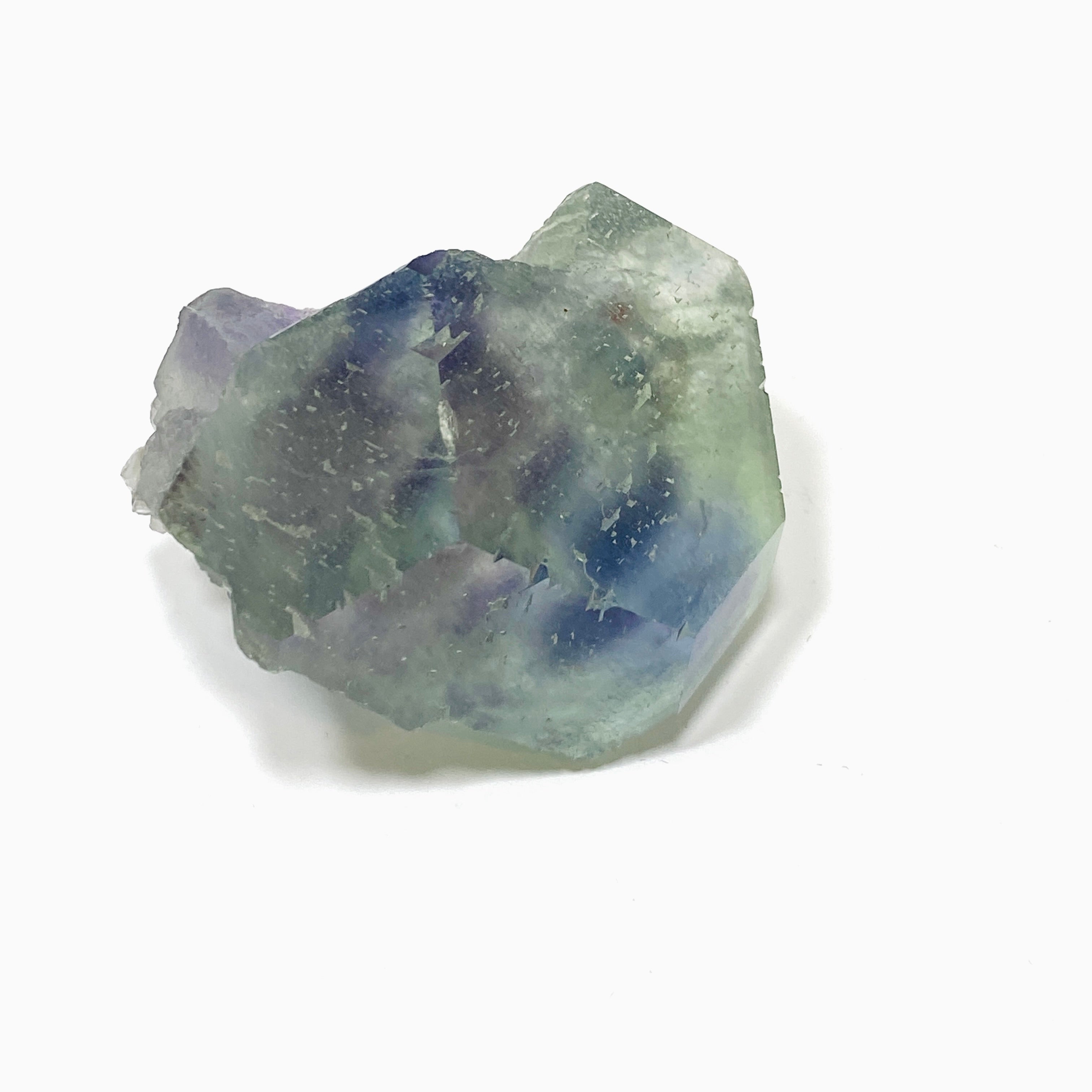 Natural Rainbow Fluorite Crystal Specimen - Healing Stone for Meditation, Energy Work & Home Decor (FLU 06)