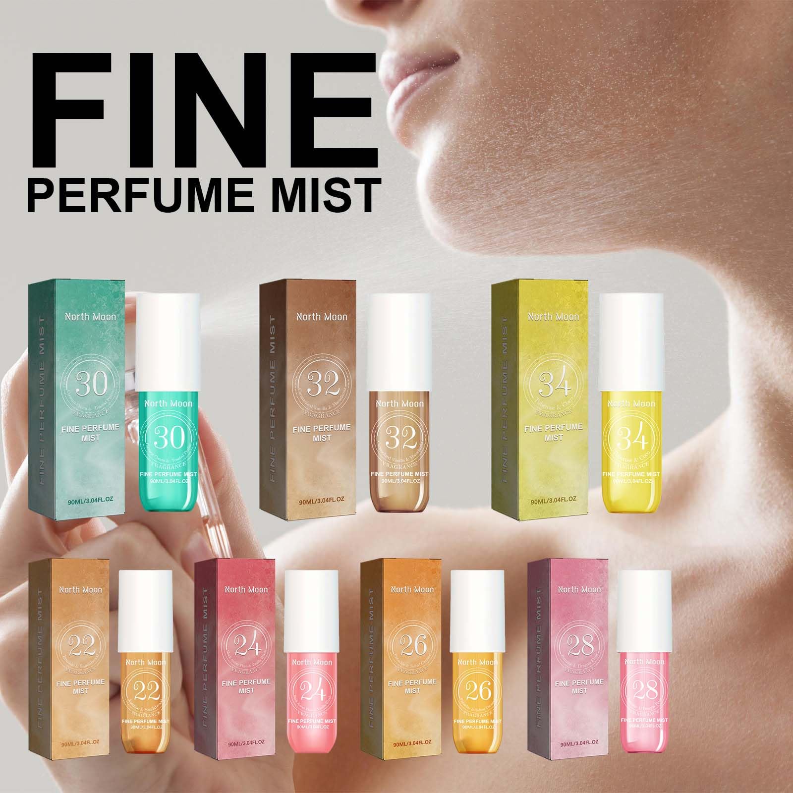 Long Lasting Jasmine & Dragon Fruit Body Mist Spray for Women - Fruity Fragrance Perfume, Moisturizing Skin Care - Perfect for Daily Use, Gym, Office & Date Nights