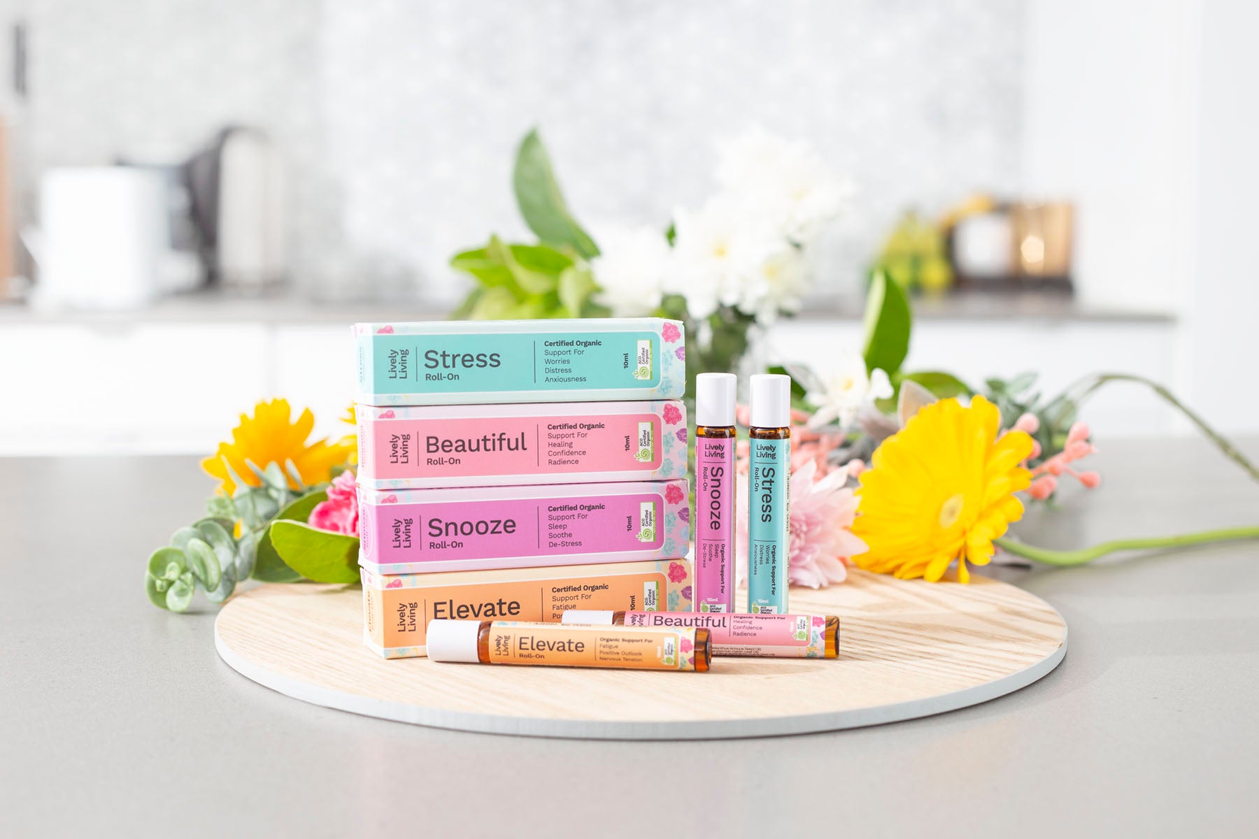 3-Pack Essential Oil Roll-On Blends for Aromatherapy, Stress Relief & Relaxation - Perfect for Home, Office & Travel Use