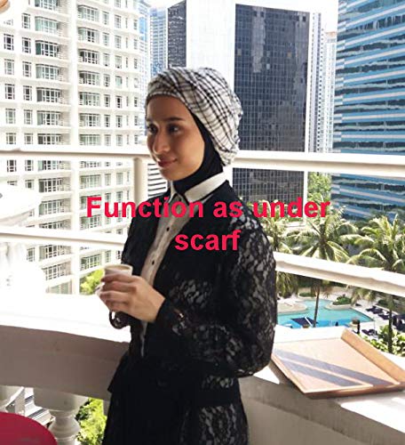 One Piece Al Amira Hijab - Instant Head Scarf in Soft Cotton Jersey - Practical Head Cover for Women (Medium Size) - Perfect for Daily Wear, Prayer & Modest Fashion
