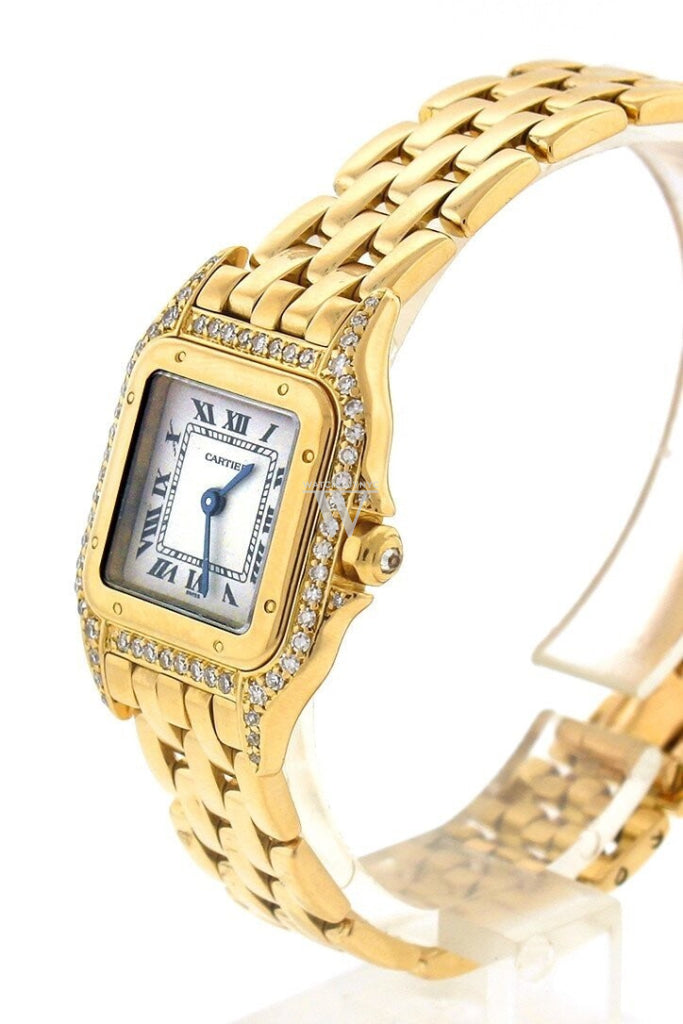 Cartier Panthère de Cartier Small 18K Pink Gold Diamond Watch WF3070 - Luxury Women's Timepiece for Gifts, Special Occasions & Everyday Elegance