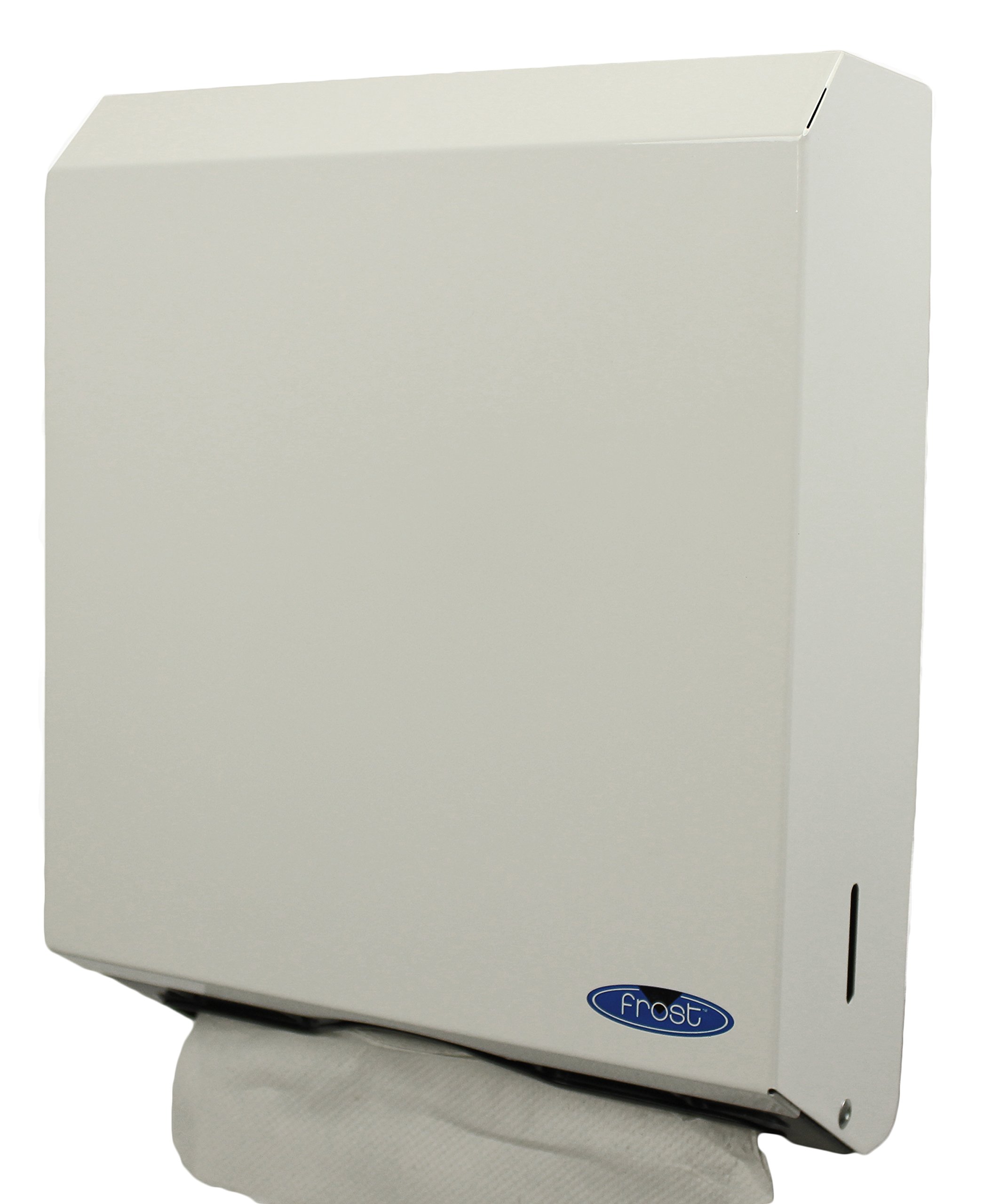 Frost 105 White Paper Towel Dispenser - Heavy Duty Commercial Grade for Restaurants, Kitchens & Offices