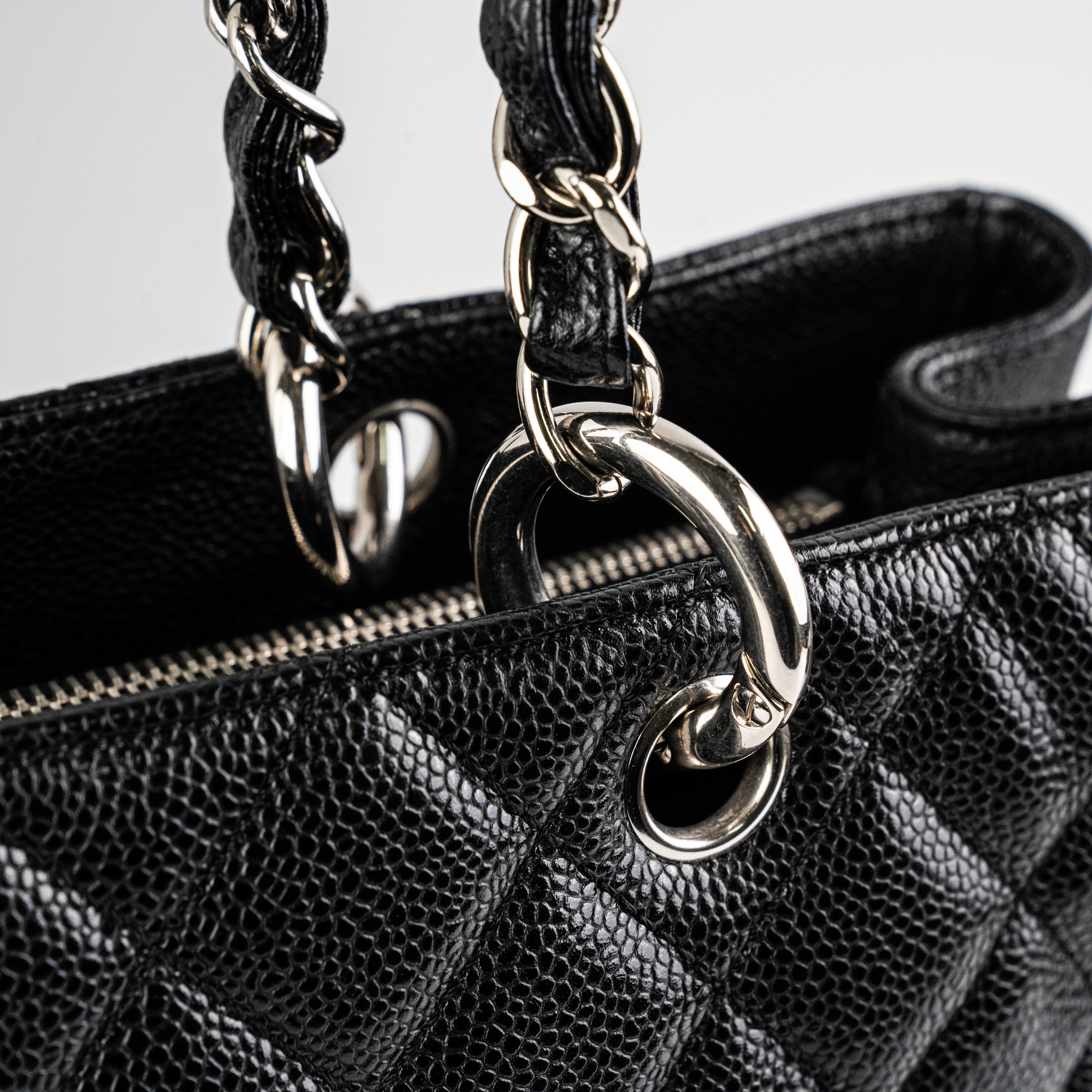 Chanel Caviar Quilted Leather Grand Shopping Tote Bag Black - Luxury Designer Handbag for Women, Perfect for Work, Travel & Everyday Use