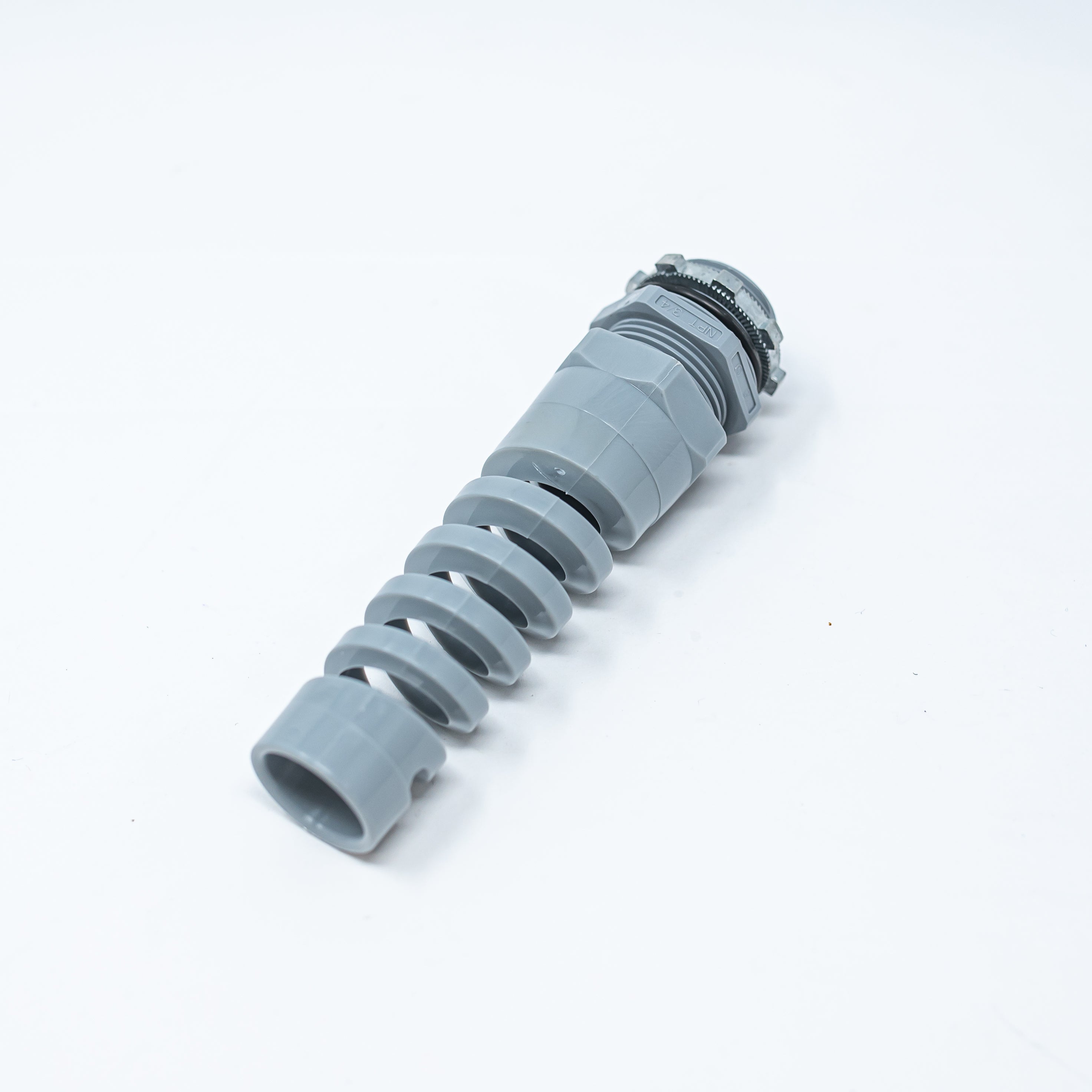 Heavy Duty Cord Grip with Pigtail Strain Relief - Secure Cable Protection for Industrial Equipment, Outdoor Lights & Power Tools (NEMA 4X Rated)
