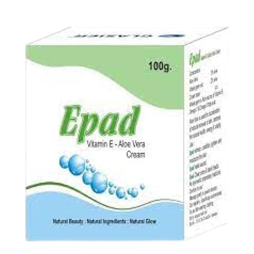 Epad Cream Skin Care Moisturizing Cream with Aloe Vera & Wheat Germ Extracts - Hydrating Face Moisturizer for Dry Skin, Anti-Aging Night Cream - Pack of 2 (Perfect for Daily Skincare Routine & Travel)