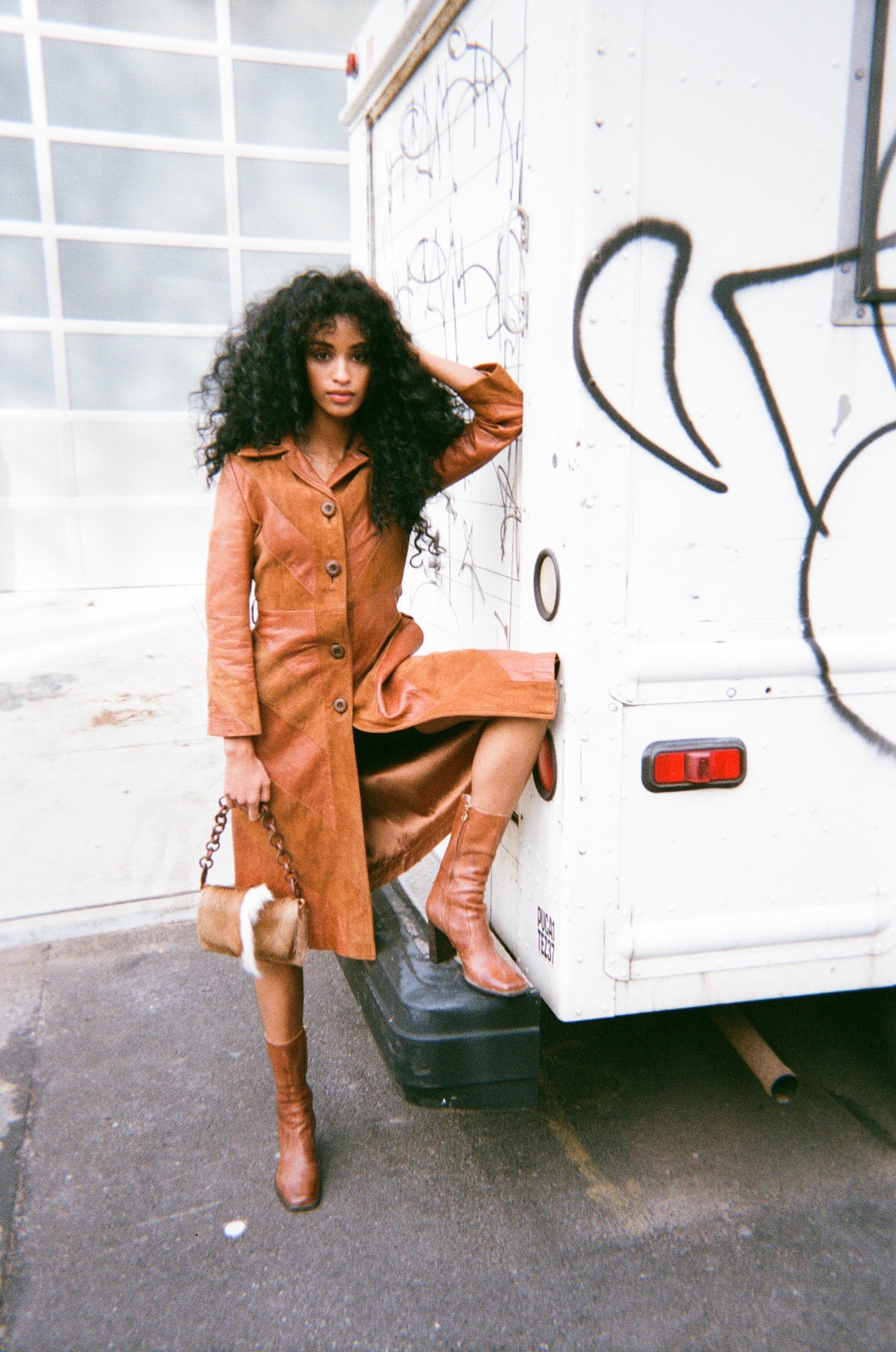 Lauryn Boot in Caramel - Women's Ankle Boots with Chunky Heel | Comfortable & Stylish Fall & Winter Shoes for Casual Outfits, Work & Date Night