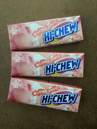 MORINAGA Hi-Chew Chewy Candy - 6 Packs Peach Flavor | Japanese Soft Candy | Perfect for Snacking, Parties & On-the-Go Treats