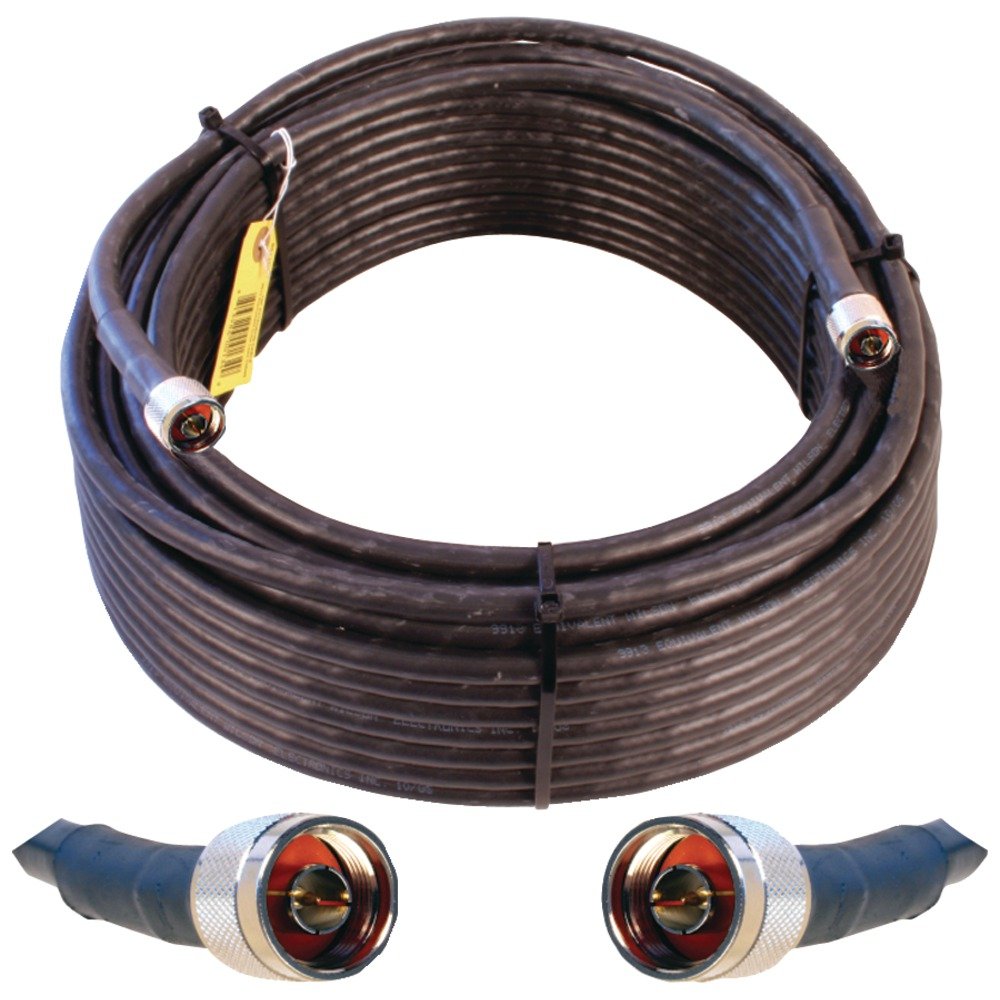 Wilson Electronics 952300 Ultra Low Loss Coaxial Cable 100ft - High Performance RF Cable for Ham Radio, TV Antenna, CCTV & Wireless Signal Booster Systems