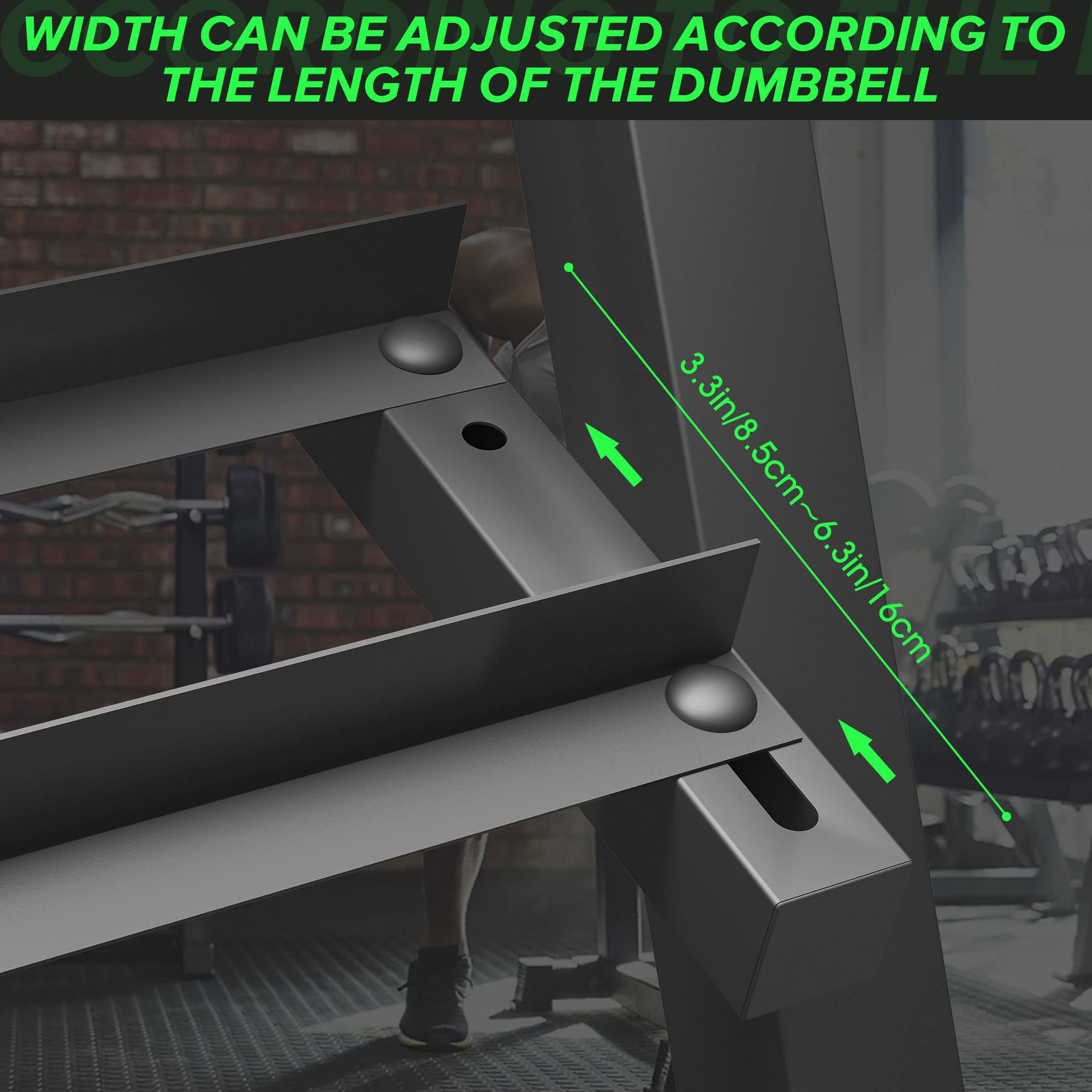 Multifunctional Dumbbell Rack & Weight Stand for Home Gym - Heavy Duty Storage Organizer for Dumbbells, Weight Plates & Curl Bars - Perfect for Garage, Basement & Home Workout Spaces