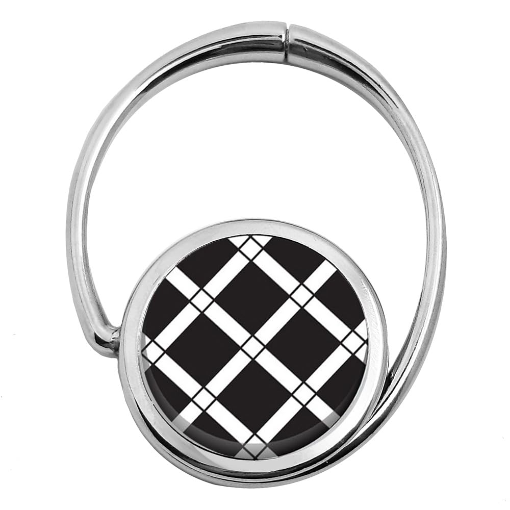 Foldable Purse Hook - Black Cross Design Hanger for Handbags & Totes | Perfect for Restaurants, Travel & Shopping | Durable & Space-Saving Accessory