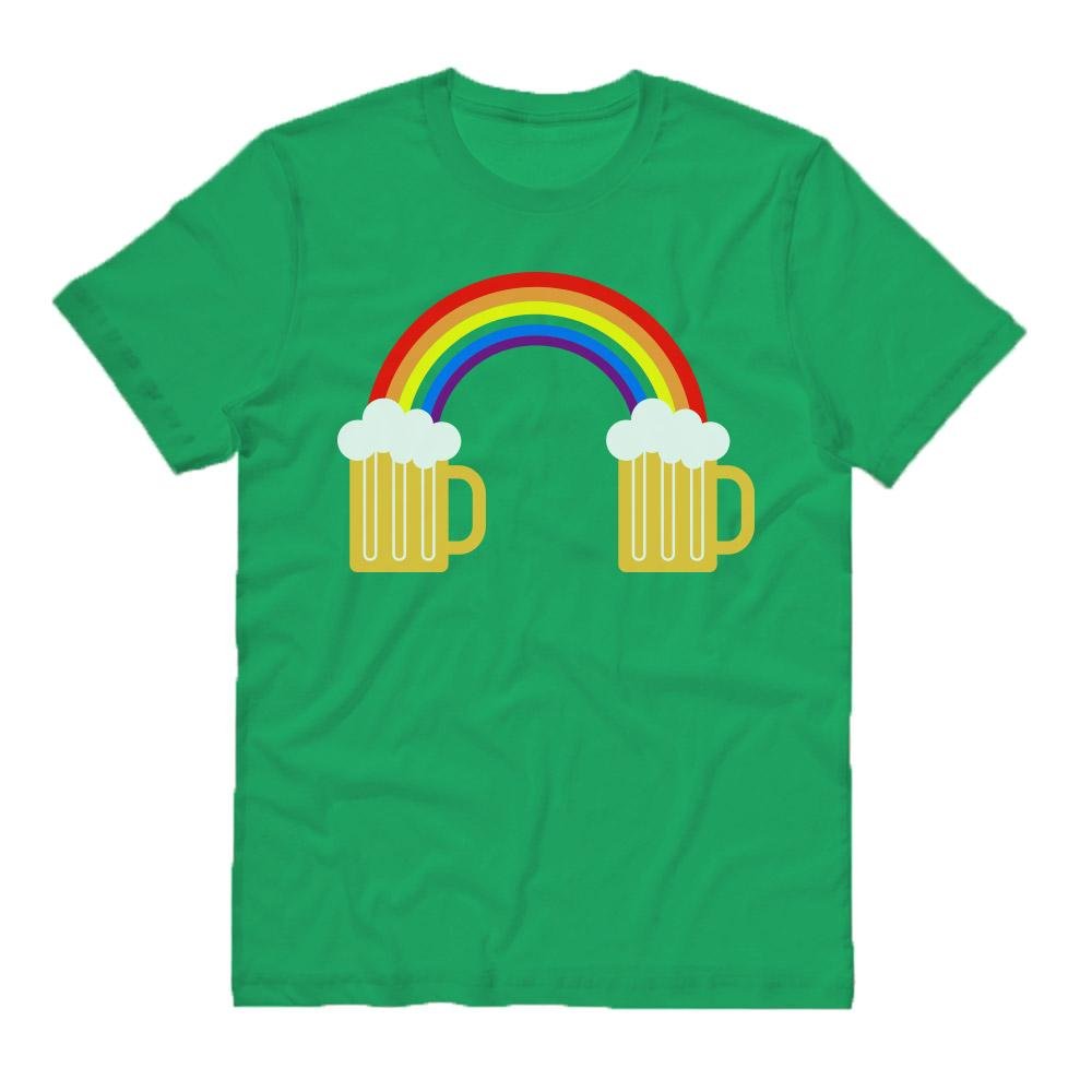 St. Patrick's Day Beer Rainbow T-Shirt for Men & Women | Fun Irish Pub Party Outfit for Bar Crawls & Festivals