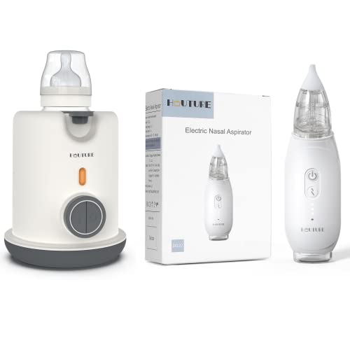 Best Baby Nasal Aspirator & Bottle Warmer Set - Safe & Effective Newborn Care Essentials for Congestion Relief & Milk Warming - Perfect for Nursery, Travel & Late Night Feedings