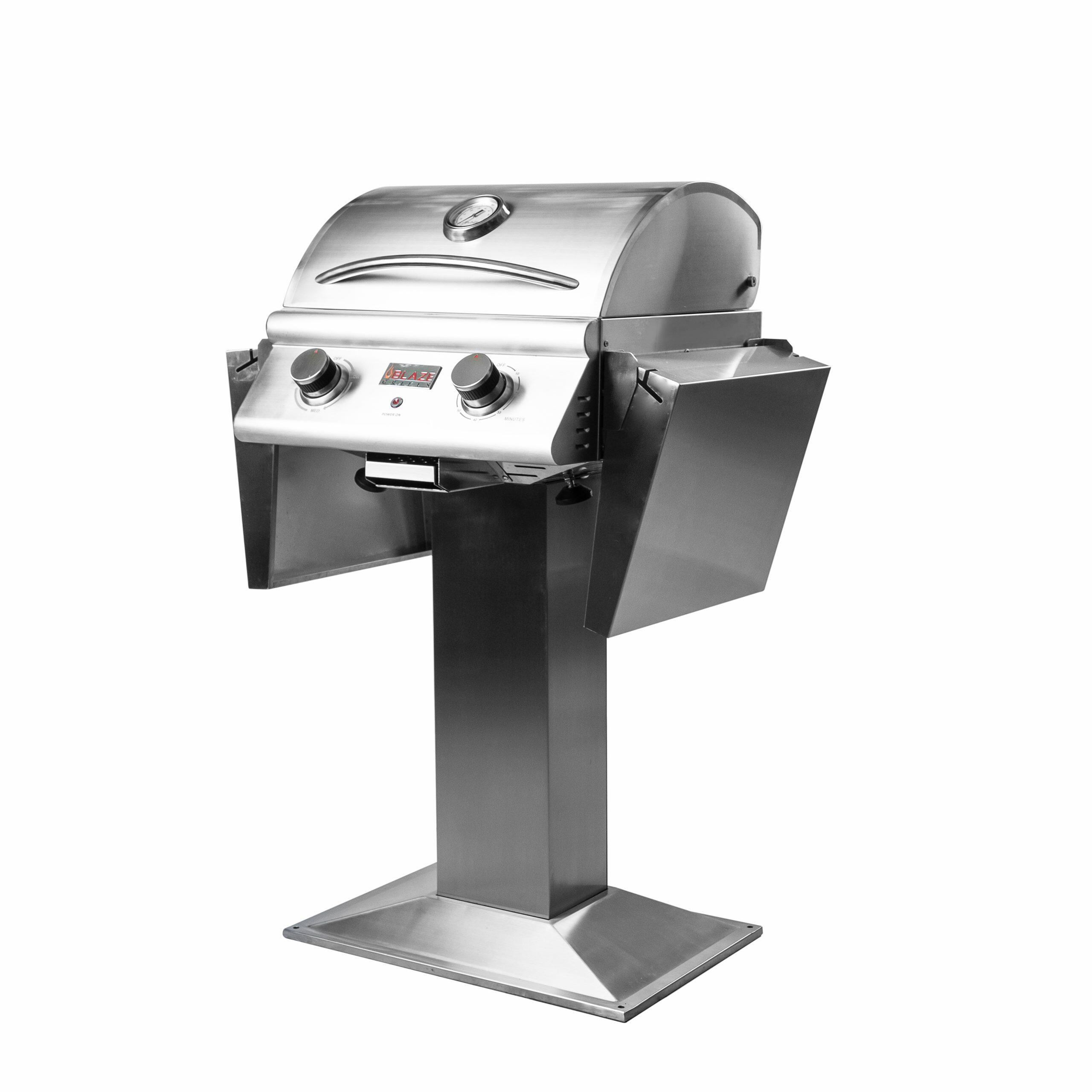 Blaze BLZELEC21 Electric Grill - Stainless Steel Outdoor BBQ Grill for Patio, Backyard & Camping - Perfect for Grilling Burgers, Steaks & Vegetables