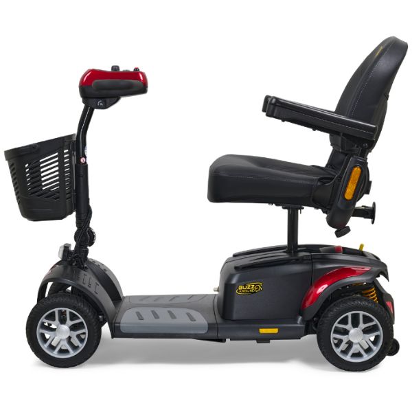 Golden Technologies Buzzaround EX 4 Wheel Mobility Scooter - Lightweight & Foldable Electric Scooter for Adults & Seniors - Ideal for Indoor/Outdoor Use, Shopping Malls & Travel