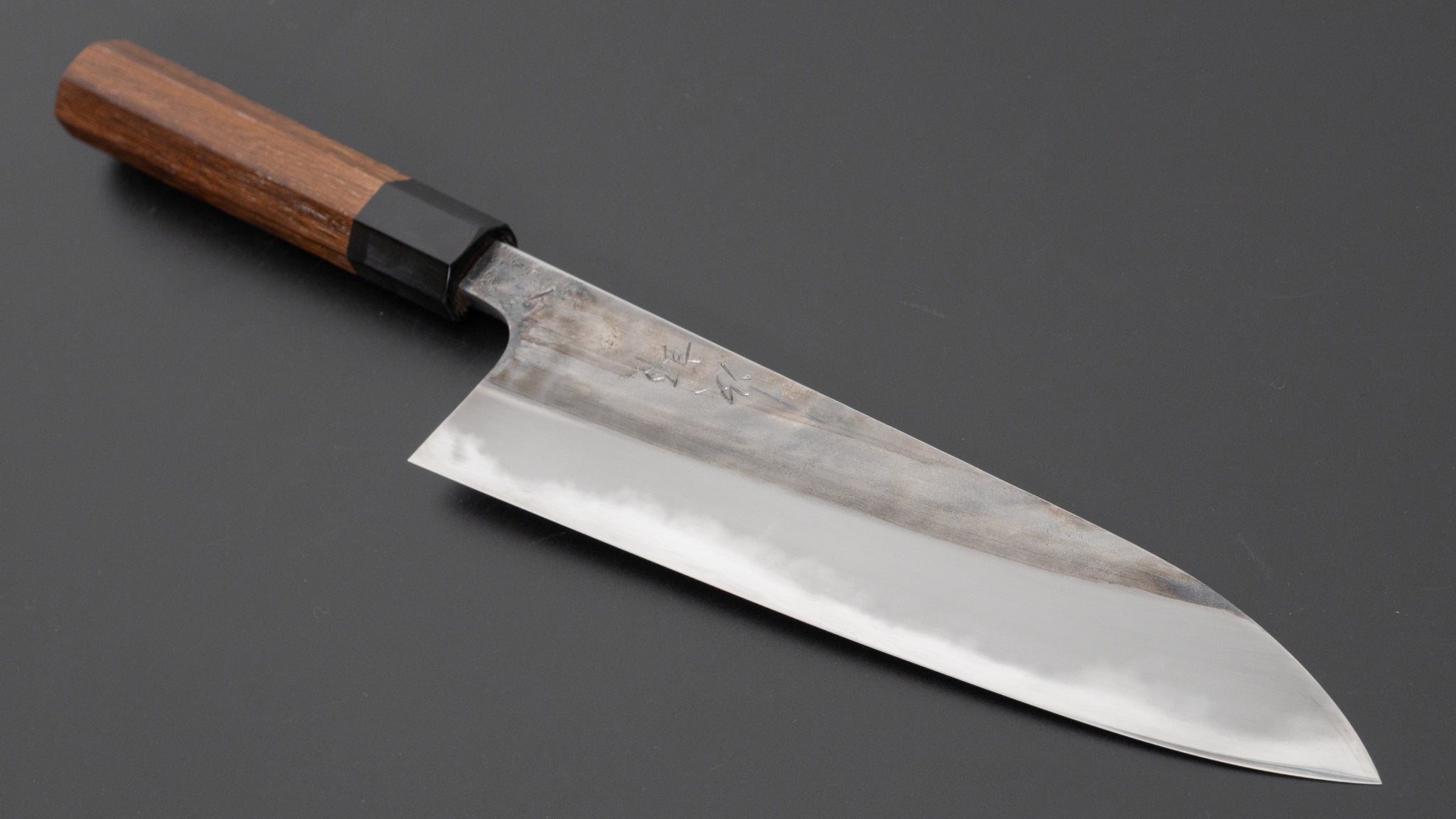 Premium Jiro Tsuchime Wa Gyuto 210mm Japanese Chef Knife with Taihei Tagayasan Handle (#704) - Perfect for Sushi, Sashimi & Precision Meat Cutting