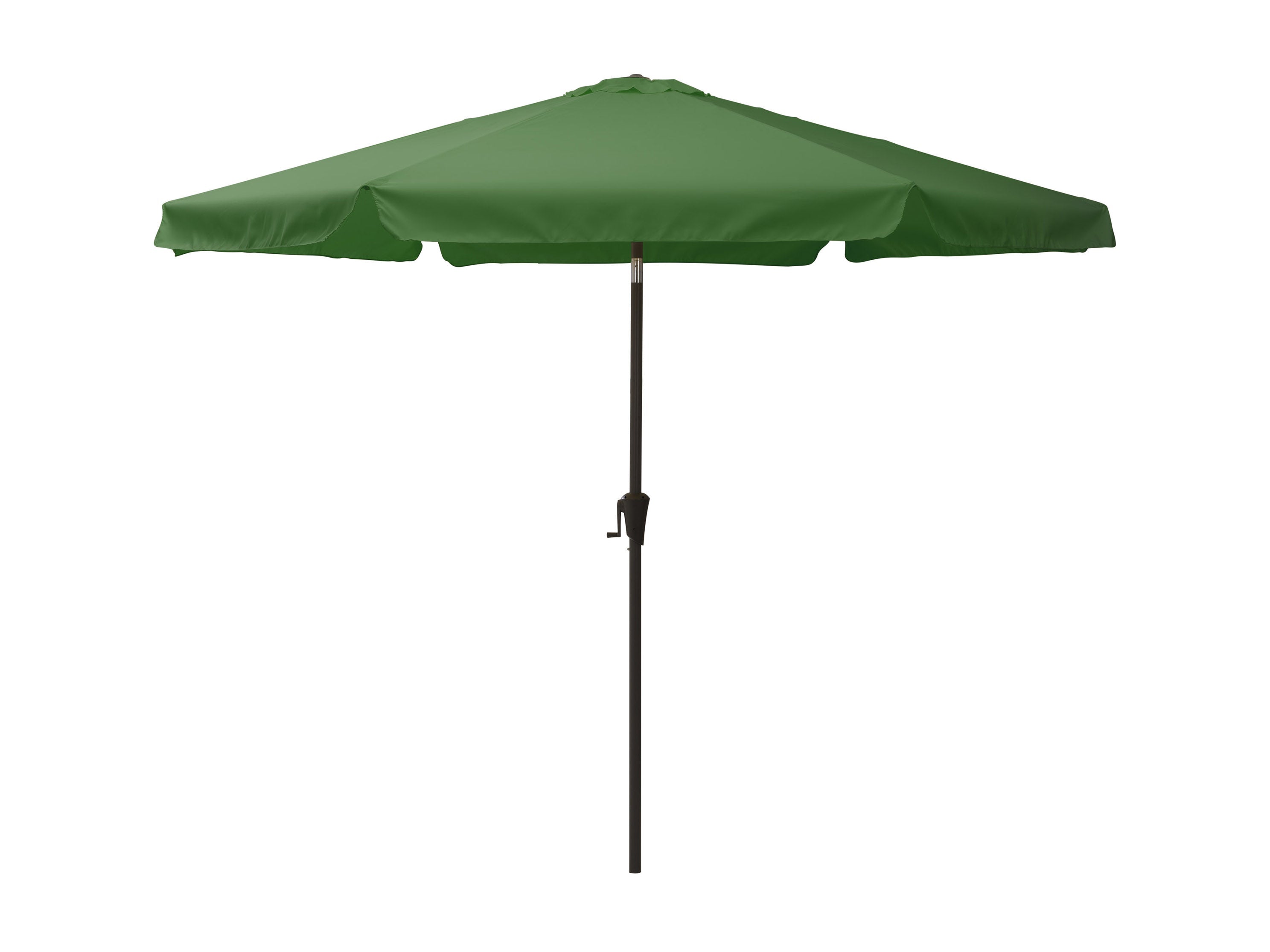 10ft Round Tilting Patio Umbrella - Outdoor Sun Shade for Deck, Poolside, Garden & Backyard - Heavy Duty Cantilever Market Umbrella with Wind Vent