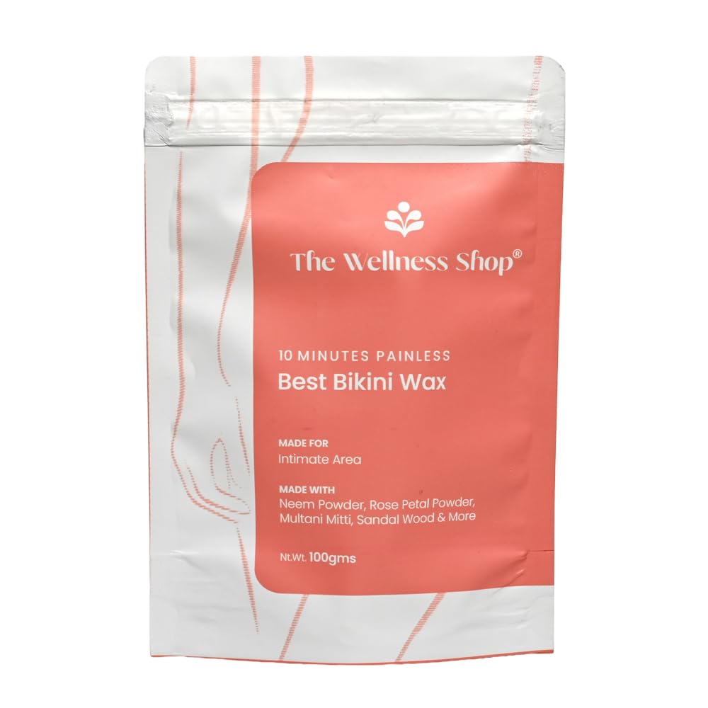 10-Minute Herbal Bikini Wax Powder for Women & Girls - Natural Hair Removal at Home, No Chemicals, No Irritation or Skin Rashes (100g) | Perfect for Smooth Skin Before Beach, Pool, or Vacation