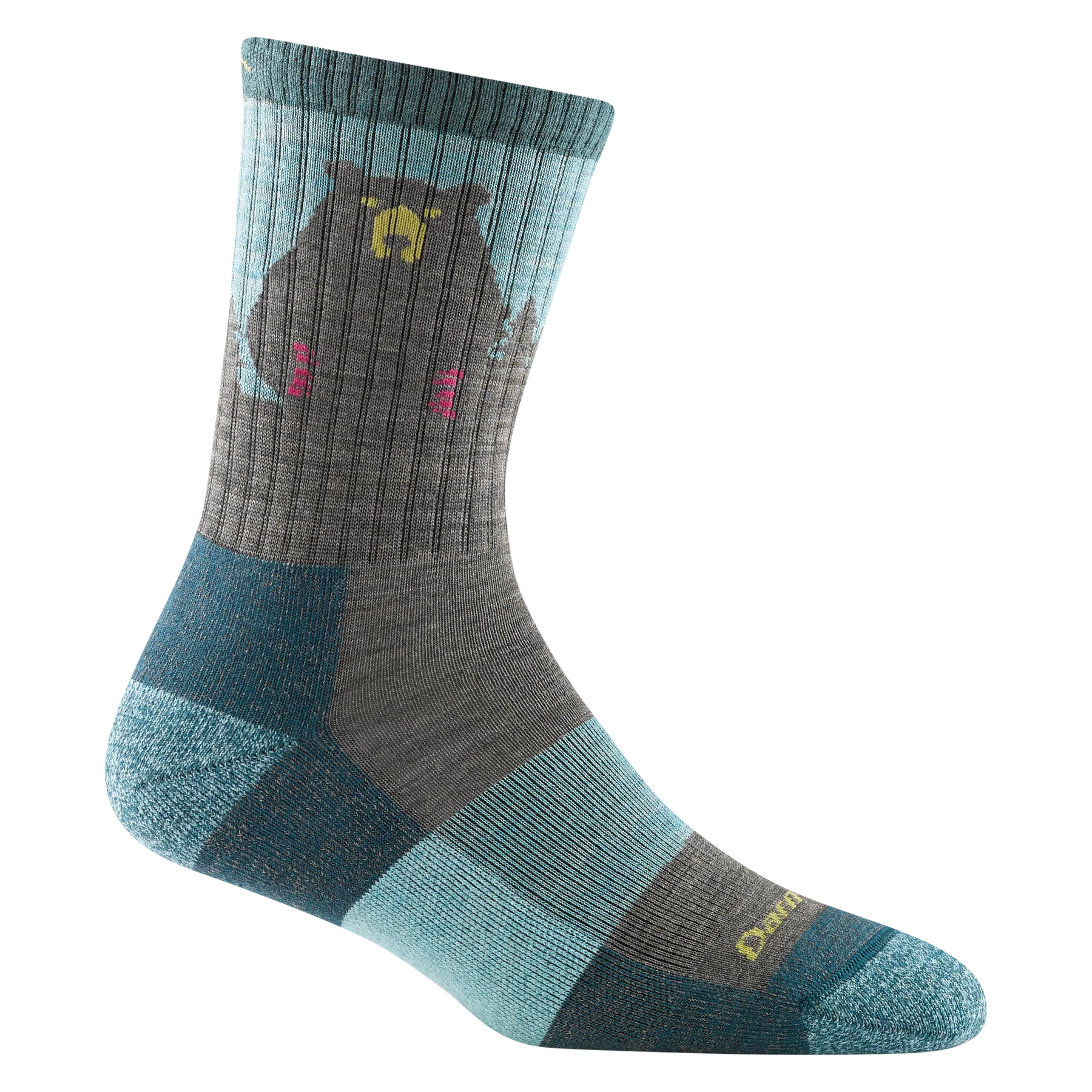 Bear Town Micro Crew Lightweight Hiking Socks for Women - Moisture-Wicking & Breathable Trail Running Socks - Perfect for Hiking, Backpacking & Outdoor Adventures (D1970W)